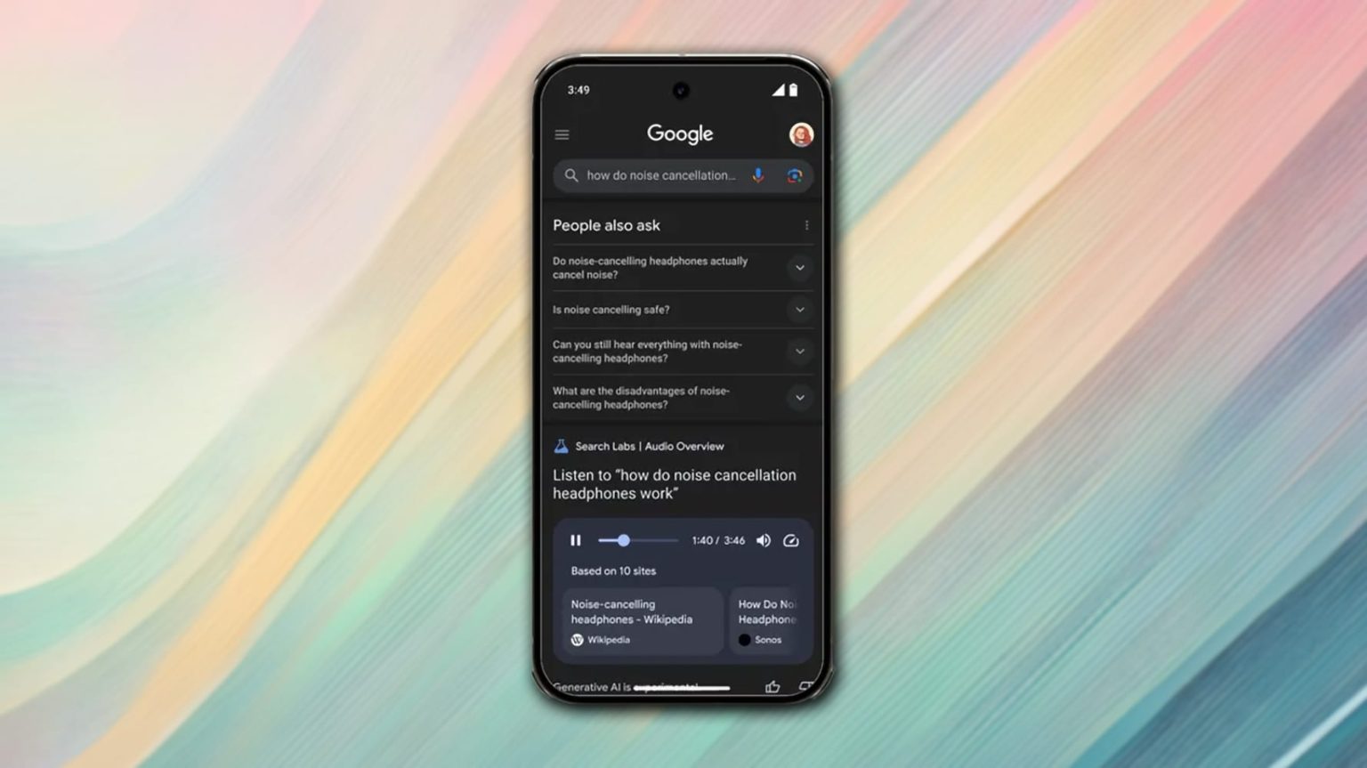 Google vous chuchote vos recherches : la fonction secrète qui transforme vos requêtes en mini-podcasts !